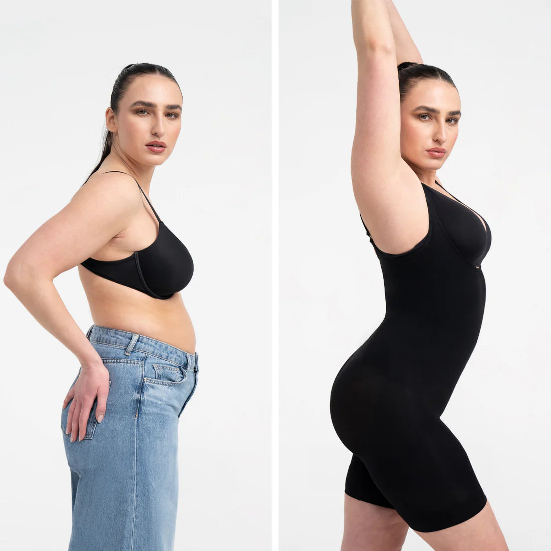 Bodysuit Sculpting Shapewear mit offener Brust